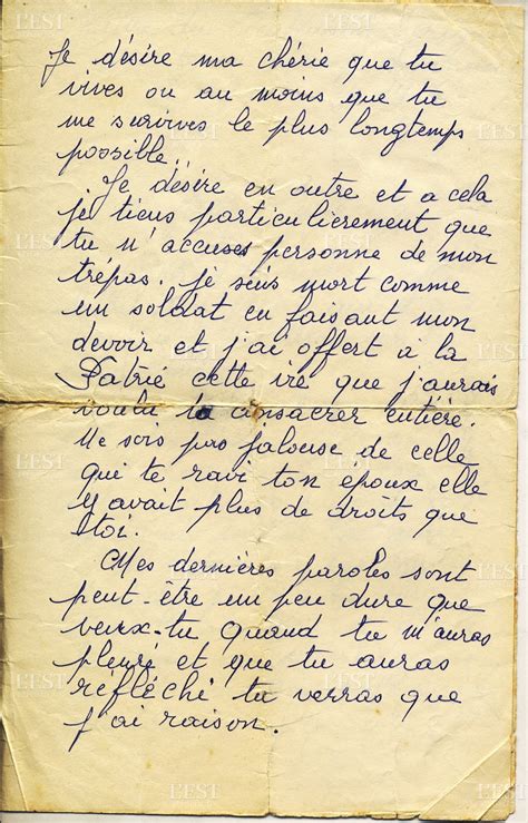 Lettre De Poilus Bataille De Verdun - 14-18-lettres de poilus | Julien Serignat : "Je suis mort comme un