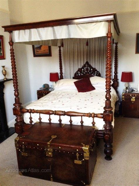 Antique Canopy Bed Bed Decor