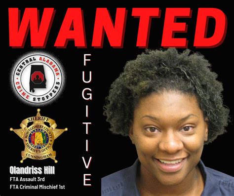 Wanted Suspects Central Alabama Crime Stoppers