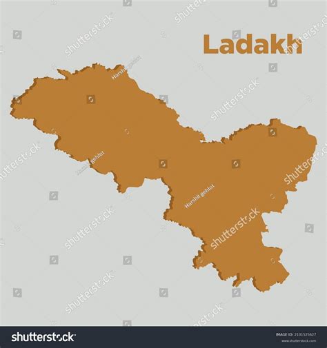 Ladakh Map Images Stock Photos Vectors Shutterstock