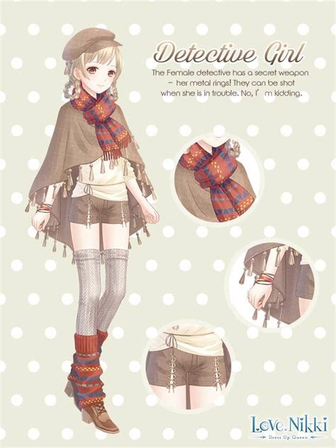 Detective Girl Cute Anime Character Anime Outfits Female Detective