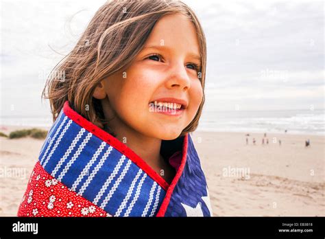 Girl Wrapped In Blanket Hi Res Stock Photography And Images Alamy