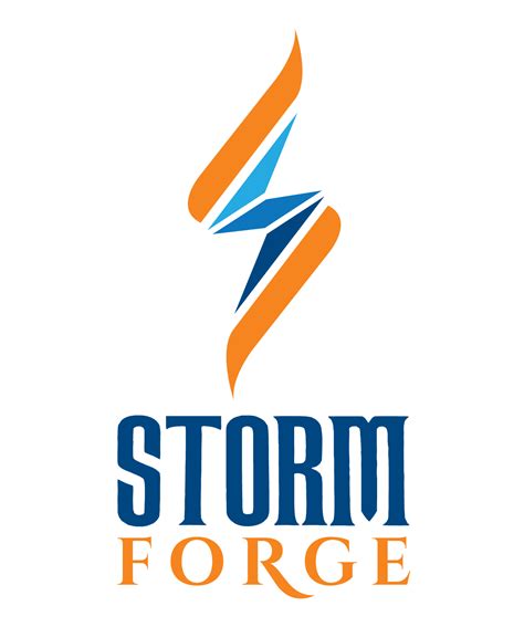 Storm Forge Logo Orange Version 2 Brands Of The World