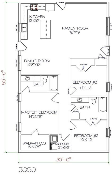 A classic approach to americana, these plans feature barn like elements and a commitment to quality craftsmanship. floor plan: Barndominium floor plan 3 bedroom 2 bathroom ...