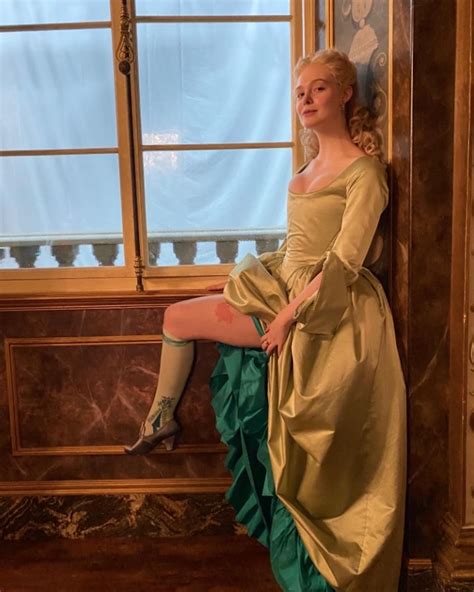 elle fanning on instagram “the empress always has something up her sleeve or in this case