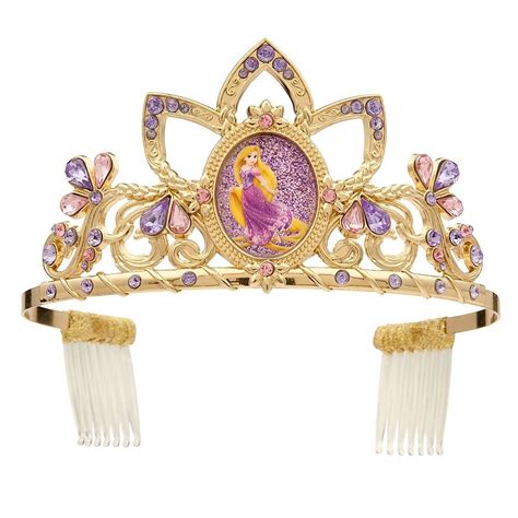 Disney Store Deluxe Rapunzel Jeweled Tiara Crown For Girls Tangled
