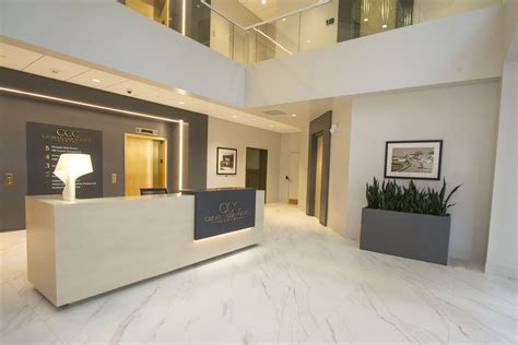 Cayman Corporate Center Modern Reception Area Modern Reception