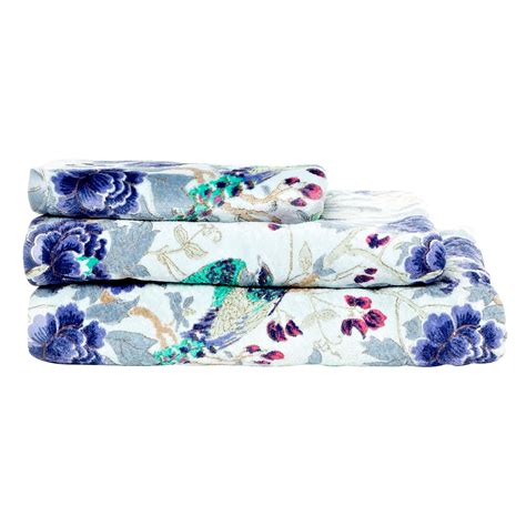Discover unique bathroom decor and matching sets at anthropologie, including timeless classics bathroom decor & sets. Designer turquoise all over peacock printed towel ...