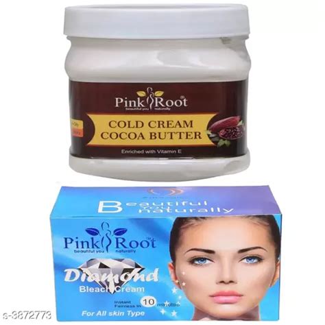 Pink Root Cocoa Butter Cold Cream Gm Pink Root Diamond Bleach Gm