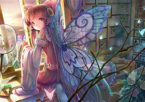 Anime Butterfly Image By Miguel Mendez Hernandez On Anime And Manga
