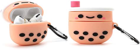 Bobo Milk Tea Case For Airpod Pro Case3d Cute Cartoon Women Girls Kids