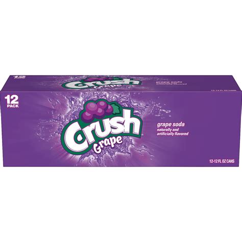 Crush Grape Soda 12 Fl Oz 12 Count