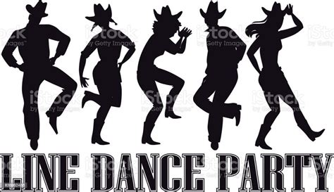 Line Dance Party Banner Stock Illustration Download Image Now Istock