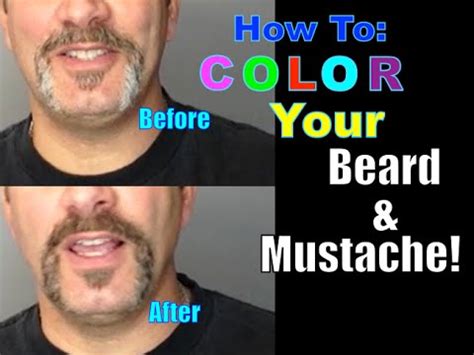 Use the following search parameters to narrow your results Just For Men - How To Dye - Color Your Mustache and Beard ...