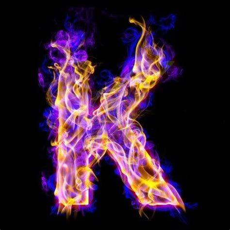fiery font with rose and blue letter k letter k design alphabet photos letter k