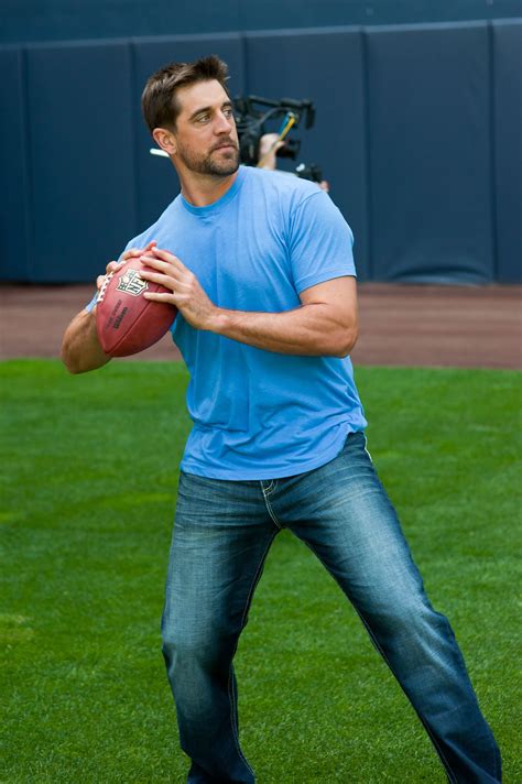 Behind The Scenes Pictures Of Aaron Rodgers From The Filming Of Season
