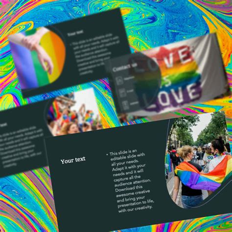 Free Lgbt Powerpoint Template Lesbian Pride Masterbundles