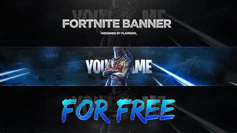 Fortnite Battle Royale Youtube Banner Template Free Youtube