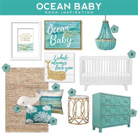 The Ultimate Ocean Inspired Nursery Baby Boy Room Nursery Ocean Baby