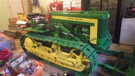 John Deere 420 Crawler Complete With Dual Hydraulics 3 Point Complete