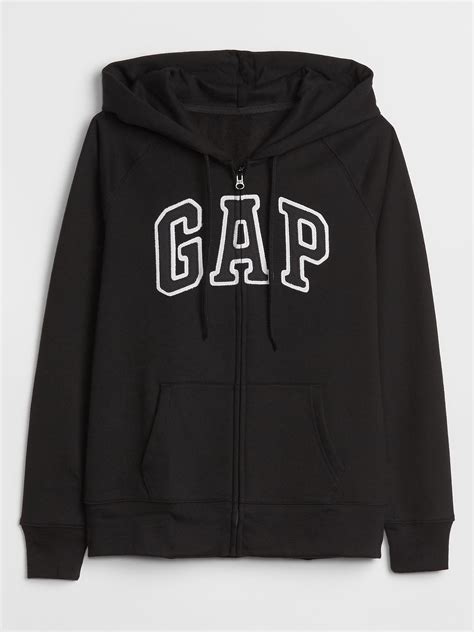 Gap Logo Zip Hoodie Printed Sweatshirts Gap Outfits Hoodies