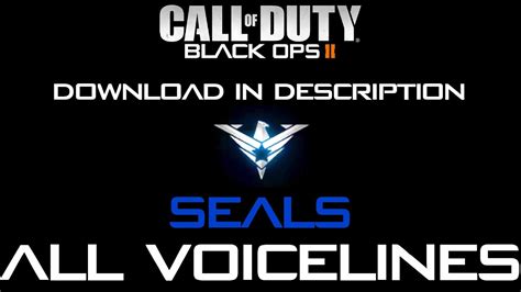Call Of Duty Black Ops 2 All Seals Voicelines Youtube
