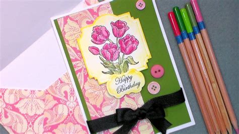 Check spelling or type a new query. Tulip Happy Birthday Card with Cheap Watercolor Pencils ...