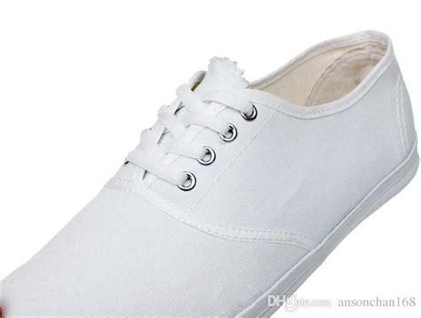 White Canvas Shoes Wholesale Non Slip Rubber Soles Leisure Styles