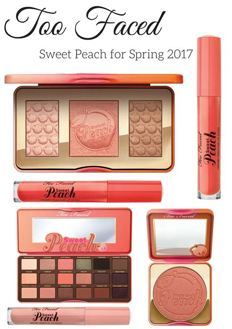 Too faced has been teasing its extended range of sweet peach products for months now, leaving fans waiting in anticipation. Too Faced Sweet Peach for Spring 2017 Coming to Sephora ...