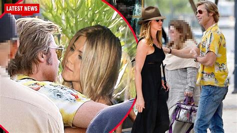 Reunited Jennifer Aniston And Ex Husband Brad Pitt Were Spotted Dating In Santa Monica Youtube