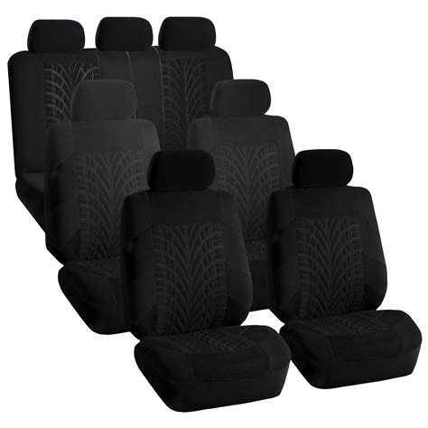 Fh Group Travel Master 3 Row Seat Covers Set For 7 Seaters Van Suv Full