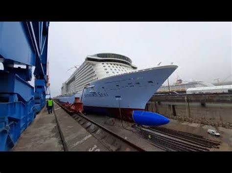 Anthem Of The Seas Dry Dock At Brest France Youtube