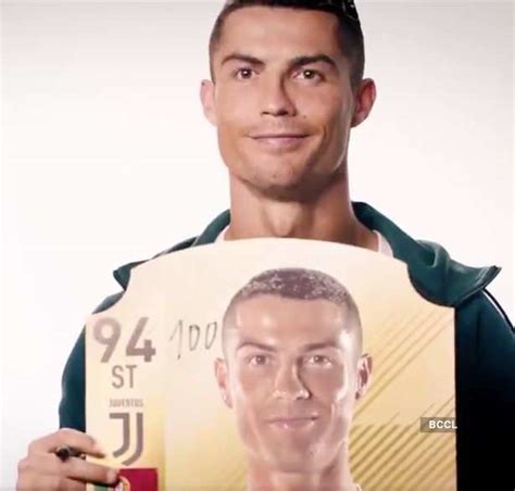 Ronaldos Reaction On His Fifa 19 Rating Photogallery Times Of India