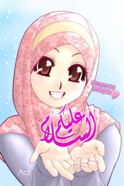 96 Koleksi Gambar Kartun Islam Wanita Gratis Gambar Kantun