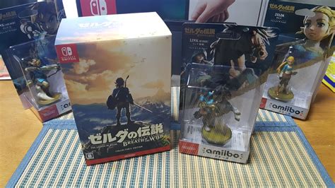 Legend Of Zelda Breath Of The Wild Japanese Collectors Edition Youtube