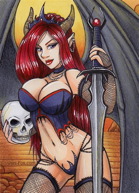 Demongirl By Vani Fox On Deviantart