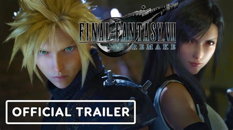Final Fantasy Vii Remake Tifa And Sephiroth Official