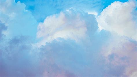 Cloud Aesthetic Desktop Wallpaper Blue Tons Of Awesome Blue Aesthetic