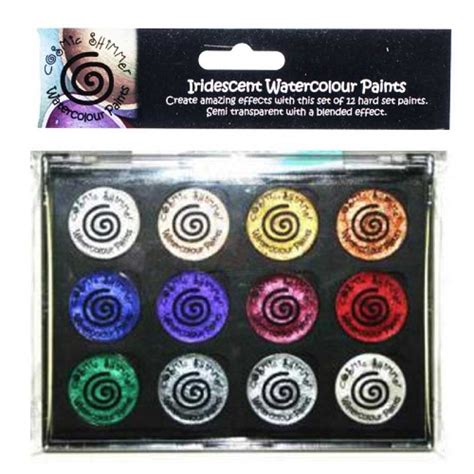 Cosmic Shimmer Iridescent Watercolor Paints