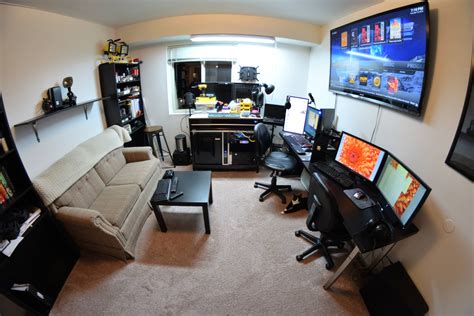 Incredible Gaming Room With Tv References Gaming Room