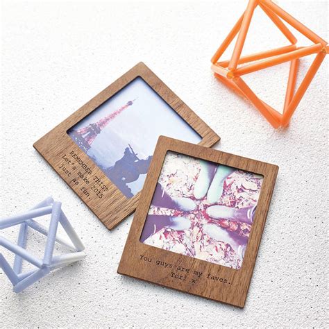 Personalised Wooden Magnetic Frame With Stand In 2021 Magnetic