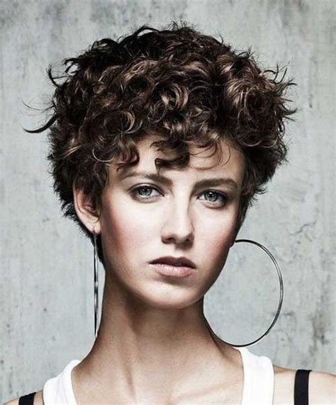 The only thing that can impair your 'do is moisture. Very Pretty Short Curly Hairstyles You will Love | Short ...