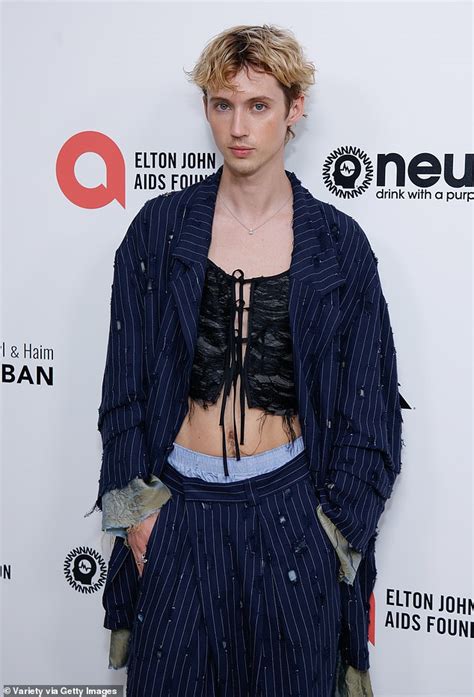 Troye Sivan Rocks An Eye Popping Corset And Pinstriped Suit At The