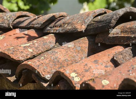 Old Clay Roof Tiles Hi Res Stock Photography And Images Alamy