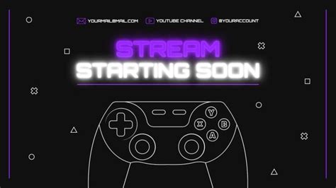 Free Streaming Starting Soon Twitch Background Template