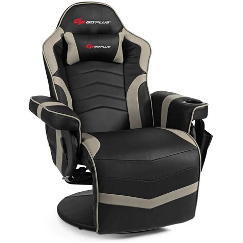 Buy Goplus Massage Gaming Chair Racing Style Gaming Recliner W