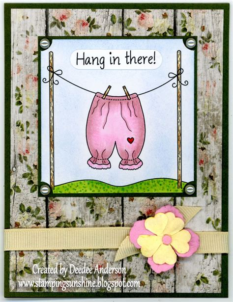 Hang In There Card For My Sister Made With The Loads Of Love Set