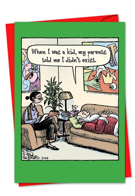 Maybe you would like to learn more about one of these? Santa Therapy Hilarious Christmas Card