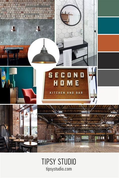 A Color Palette For Those Who Love Rich Color And Industrial Spaces