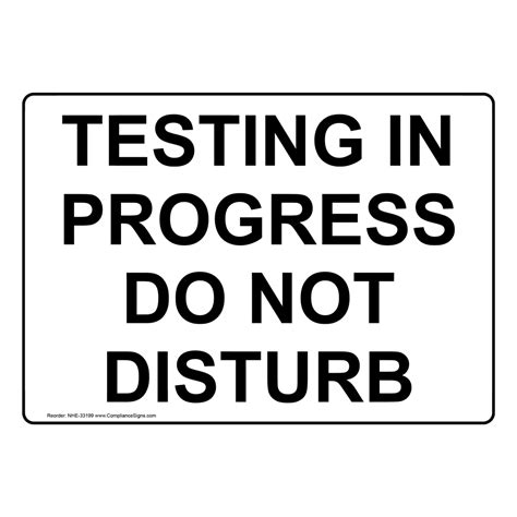 Testing Do Not Disturb Printable
